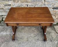 Antique Regency Mahogany Library Table (5 of 14) Antique Regency Mahogany Library Table (5 of 14)