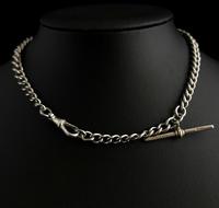 Vintage Art Deco Sterling Silver Albert Chain, Watch Chain (7 of 10) Vintage Art Deco Sterling Silver Albert Chain, Watch Chain (7 of 10)