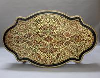 French Napoleon III Louis XV Style Boulle Writing or Centre Table (3 of 16) French Napoleon III Louis XV Style Boulle Writing or Centre Table (3 of 16)