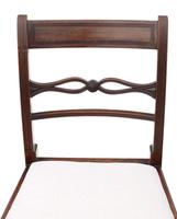 Pair of Georgian mahogany dining side hall bedroom chairs C1800 (6 of 7) Pair of Georgian mahogany dining side hall bedroom chairs C1800 (6 of 7)