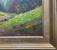The Alpine Chalet - Swiss School - A Vintage Snow-capped Landscape Oil Painting (10 of 12) The Alpine Chalet - Swiss School - A Vintage Snow-capped Landscape Oil Painting (10 of 12)