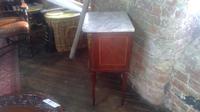 French Marble Top Bedside Table (2 of 3) French Marble Top Bedside Table (2 of 3)