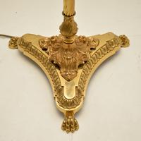 Antique French Style Brass Floor Lamp (3 of 8) Antique French Style Brass Floor Lamp (3 of 8)