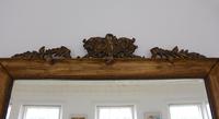 Italian Mirror Giltwood Carved Painted Neoclassical Large (8 of 8) Italian Mirror Giltwood Carved Painted Neoclassical Large (8 of 8)