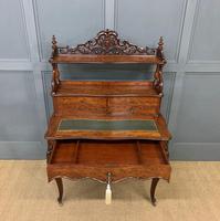 19th Century Plum Pudding Mahogany Bonheur Du Jour (7 of 19) 19th Century Plum Pudding Mahogany Bonheur Du Jour (7 of 19)