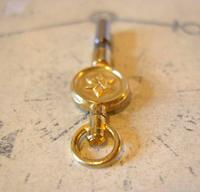 Antique Pocket Watch Chain Fob 1890s Victorian Brass & Steel Swivel Key Size 10 (9 of 9) Antique Pocket Watch Chain Fob 1890s Victorian Brass & Steel Swivel Key Size 10 (9 of 9)