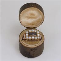 Georgian 15ct Gold Pearl Antique Memorial English Ring c.1800 (8 of 20) Georgian 15ct Gold Pearl Antique Memorial English Ring c.1800 (8 of 20)