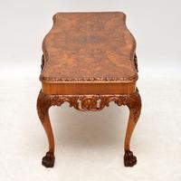 Antique Burr Walnut Queen Anne Style Coffee Table (8 of 10) Antique Burr Walnut Queen Anne Style Coffee Table (8 of 10)