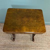 Spectacular Figured Walnut Inlaid Victorian Antique Work Box / Side Table (3 of 8) Spectacular Figured Walnut Inlaid Victorian Antique Work Box / Side Table (3 of 8)