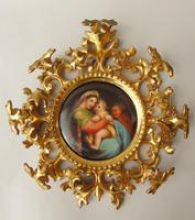 Outstanding 19th Century Florentine Porcelain Plaque Madonna (6 of 8) Outstanding 19th Century Florentine Porcelain Plaque Madonna (6 of 8)