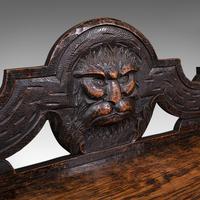 Antique Gothic Bench, Scottish, Oak, Love Seat, Hall Pew, Victorian c.1850 (8 of 12) Antique Gothic Bench, Scottish, Oak, Love Seat, Hall Pew, Victorian c.1850 (8 of 12)