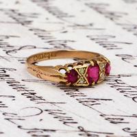 The Antique 1917 Ruby & Diamond Gold Ring (2 of 3) The Antique 1917 Ruby & Diamond Gold Ring (2 of 3)