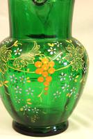 An Antique Green Glass Decorated Jug (4 of 6) An Antique Green Glass Decorated Jug (4 of 6)