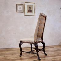 18th Century Ebonised & Upholstered Queen Anne Side Chair (8 of 13) 18th Century Ebonised & Upholstered Queen Anne Side Chair (8 of 13)
