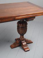 Jacobean Style Carved Oak Pull Out Dining Table (11 of 12) Jacobean Style Carved Oak Pull Out Dining Table (11 of 12)