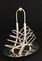Arts & Crafts Silver Plated Toast Rack Arts & Crafts Silver Plated Toast Rack
