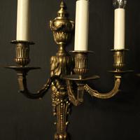 French 19th Century Pair of Bronze Antique Wall Sconces (2 of 10) French 19th Century Pair of Bronze Antique Wall Sconces (2 of 10)