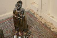 1930's Enamelled Knight Fireside Companion Set & Matching Fender (4 of 5) 1930's Enamelled Knight Fireside Companion Set & Matching Fender (4 of 5)
