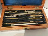 Boxed set of mathematical instruments by W H Harling (6 of 10) Boxed set of mathematical instruments by W H Harling (6 of 10)