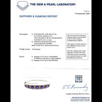 Antique Victorian Sapphire Diamond Bangle 18ct Gold 5.46ct Of Natural Sapphire With Cert (3 of 7) Antique Victorian Sapphire Diamond Bangle 18ct Gold 5.46ct Of Natural Sapphire With Cert (3 of 7)
