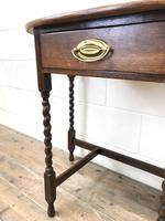 Antique Oak Demi-lune Console Table (5 of 14) Antique Oak Demi-lune Console Table (5 of 14)