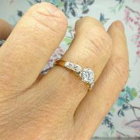 Art Deco 18ct Platinum Diamond Solitaire Engagement Ring 0.35ct (6 of 10) Art Deco 18ct Platinum Diamond Solitaire Engagement Ring 0.35ct (6 of 10)