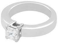 1.02ct Diamond & 14ct White Gold Solitaire Ring - Vintage c.1980 (3 of 9) 1.02ct Diamond & 14ct White Gold Solitaire Ring - Vintage c.1980 (3 of 9)