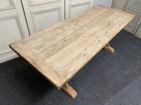 French Oak Farmhouse Trestle Dining Table (4 of 14) French Oak Farmhouse Trestle Dining Table (4 of 14)