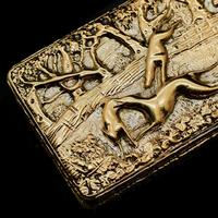Georgian Solid Silver Gilt Snuff Box With Spectacular Fox Hunting Scene - Edward Smith 1832 (3 of 22) Georgian Solid Silver Gilt Snuff Box With Spectacular Fox Hunting Scene - Edward Smith 1832 (3 of 22)