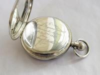 Antique Silver 1920s Moeris Pocket Watch (5 of 6) Antique Silver 1920s Moeris Pocket Watch (5 of 6)