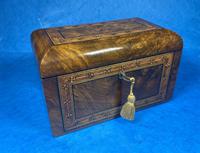 Victorian Tunbridge Ware Twin Section Tea Caddy (12 of 18) Victorian Tunbridge Ware Twin Section Tea Caddy (12 of 18)