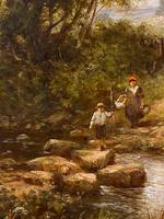 Good Gilt Framed Oil on Canvas Painting by Henry Maidment (3 of 6) Good Gilt Framed Oil on Canvas Painting by Henry Maidment (3 of 6)