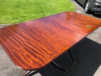 Antique Mahogany Twin Pillar Extending Dining Table (11 of 11) Antique Mahogany Twin Pillar Extending Dining Table (11 of 11)