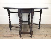 Early 20th Century Antique Oak Gateleg Table (9 of 12) Early 20th Century Antique Oak Gateleg Table (9 of 12)