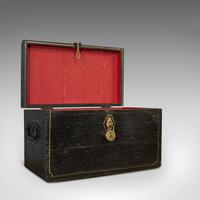 Antique Ebonised Carriage Chest, English, Pine, Tool Trunk, Victorian c 1850 (2 of 12) Antique Ebonised Carriage Chest, English, Pine, Tool Trunk, Victorian c 1850 (2 of 12)