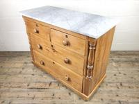 Antique Pine & Marble Chest of Drawers (5 of 15) Antique Pine & Marble Chest of Drawers (5 of 15)