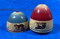 19th Century Skittles Game in Tunbridge Ware White Wood Painted Egg (5 of 21) 19th Century Skittles Game in Tunbridge Ware White Wood Painted Egg (5 of 21)