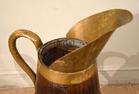 19th Century Oak Brass Bound Pitcher / Stick Stand (6 of 6) 19th Century Oak Brass Bound Pitcher / Stick Stand (6 of 6)