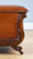 Victorian Hand Dyed Leather Ottoman (12 of 14) Victorian Hand Dyed Leather Ottoman (12 of 14)