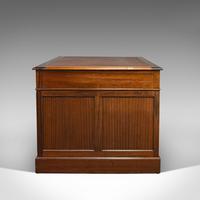 Antique Partner's Desk, English, Mahogany, Leather, Writing Table, Edwardian (5 of 12) Antique Partner's Desk, English, Mahogany, Leather, Writing Table, Edwardian (5 of 12)