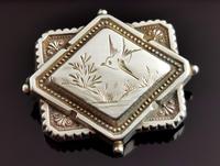 Victorian Silver Swallow Locket Brooch (2 of 11) Victorian Silver Swallow Locket Brooch (2 of 11)
