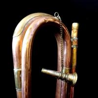 9th Lancers Antique Bugle, Copper & Brass c.1900 (4 of 6) 9th Lancers Antique Bugle, Copper & Brass c.1900 (4 of 6)