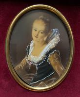 Lovely Original Vintage Miniature Portrait Oil Painting in 18th Century Manner (3 of 8) Lovely Original Vintage Miniature Portrait Oil Painting in 18th Century Manner (3 of 8)