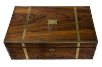 Early 19th Century Brass Bound Rosewood Writing Box (2 of 7) Early 19th Century Brass Bound Rosewood Writing Box (2 of 7)