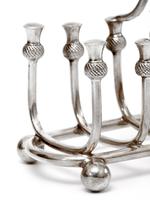 Late Victorian Novelty Silver Plated Toast Rack with Thistle Decoration (2 of 5) Late Victorian Novelty Silver Plated Toast Rack with Thistle Decoration (2 of 5)