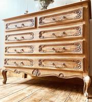 French Antique Style Chest of Drawers / Louis XV Style Raw Oak Chest (9 of 9) French Antique Style Chest of Drawers / Louis XV Style Raw Oak Chest (9 of 9)