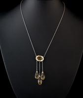 Antique Citrine Drop Necklace, Art Nouveau (8 of 11) Antique Citrine Drop Necklace, Art Nouveau (8 of 11)
