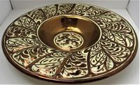 Gordon Forsyth, Copper Lustre Earthenware Shallow Footed Dish in Hispano Moresque Style c.1930 (3 of 8) Gordon Forsyth, Copper Lustre Earthenware Shallow Footed Dish in Hispano Moresque Style c.1930 (3 of 8)