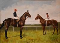 Oil Painting Pair by Walter Vernon "Racehorse Scenes" (8 of 11) Oil Painting Pair by Walter Vernon "Racehorse Scenes" (8 of 11)