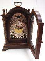 Fine Dutch Walnut Mantel Clock 8 Day Miniature Bracket Clock with Moon Roller (6 of 9) Fine Dutch Walnut Mantel Clock 8 Day Miniature Bracket Clock with Moon Roller (6 of 9)